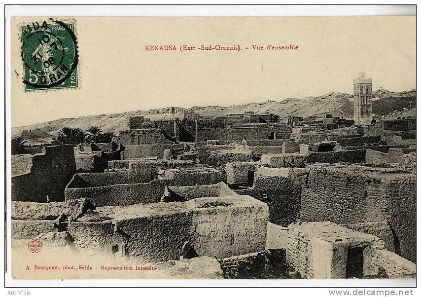 ALGERIE   KENADSA   VUE D ENSEMBLE