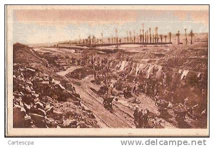 Kenadsa houillere tranchée d'exploitation