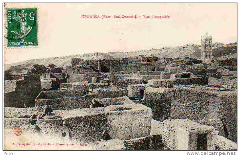 AFRIQUE. ALGERIE. KENADSA. Vue Générale.