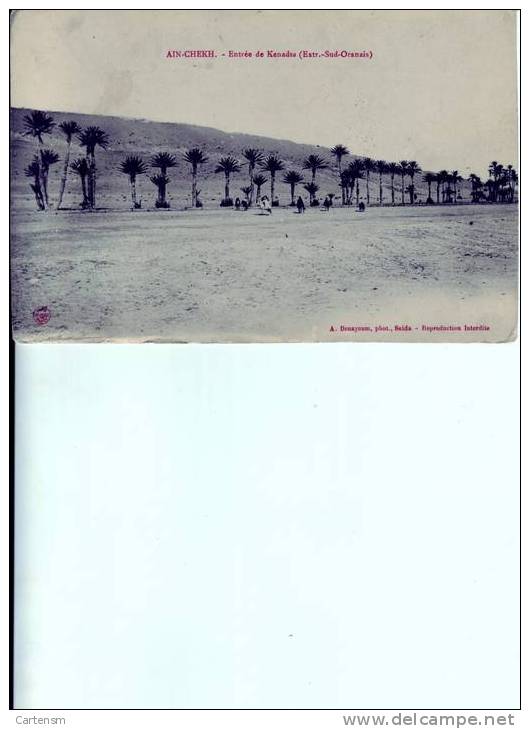 AIN CHEKH  entree de kenadsa
