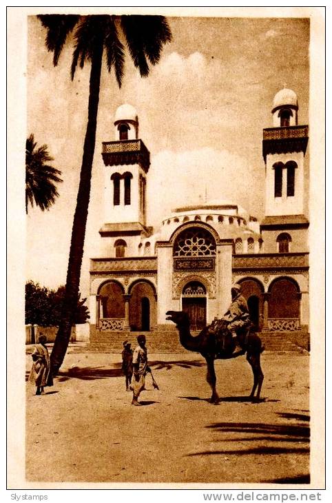 CPA SOUS LE BEAU CIEL AFRICAIN N°29 ANIMEE  COLL. ART. L'AFRIQUE R. PROUHO HUSSEIN DEY (MEDAILLE D'OR GRENOBLE 1925)