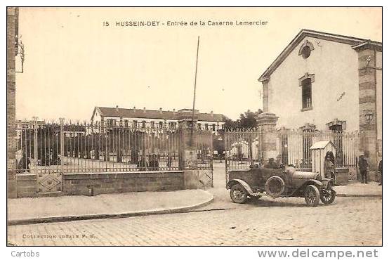 Algérie  HUSSEIN-DEY Entrée de la Caserne Lemercier