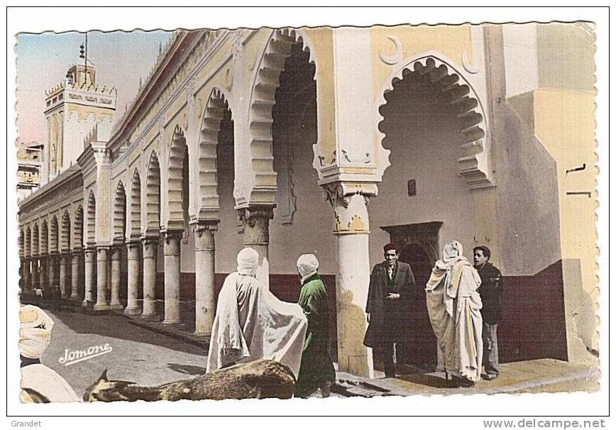 GUERRE - ALGERIE - HUSSEIN DEY - ALGER - 1956 - MOSQUEE DJAMA EL KEBIR.