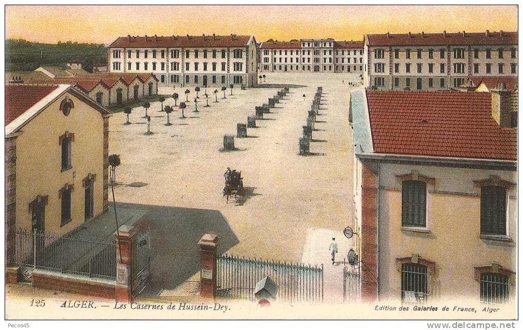 ALGER  Caserne Hussein Dey.