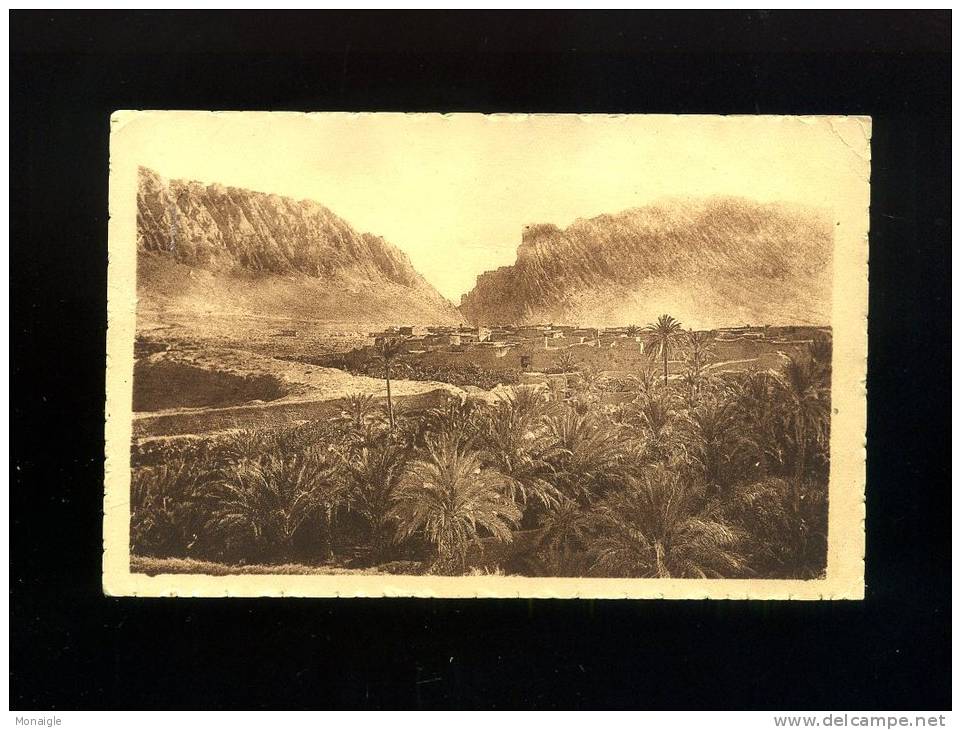 CPA   TUNISIE  VILLAGE ROUGE GORGES EL KANTARA  Collection AFRIQUE PROUHO 149 HUSSEIN DEY