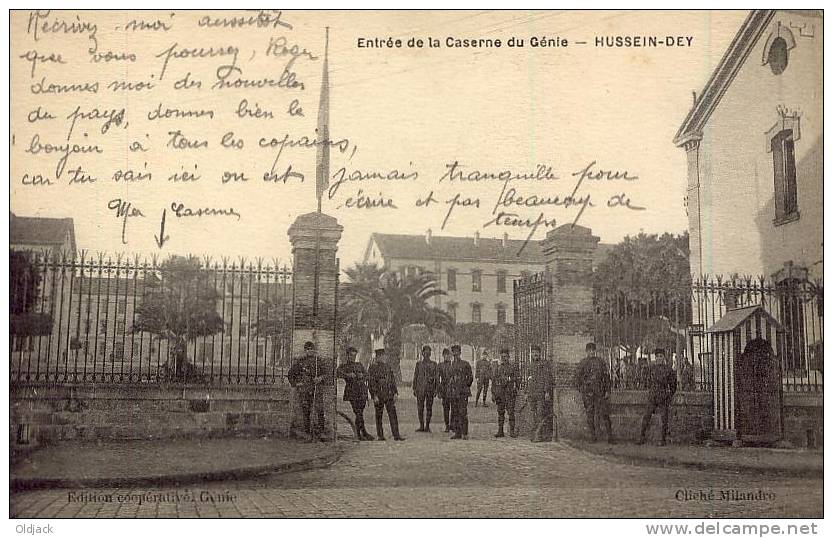Entrée de la Caserne du Génie HUSSEIN-DEY