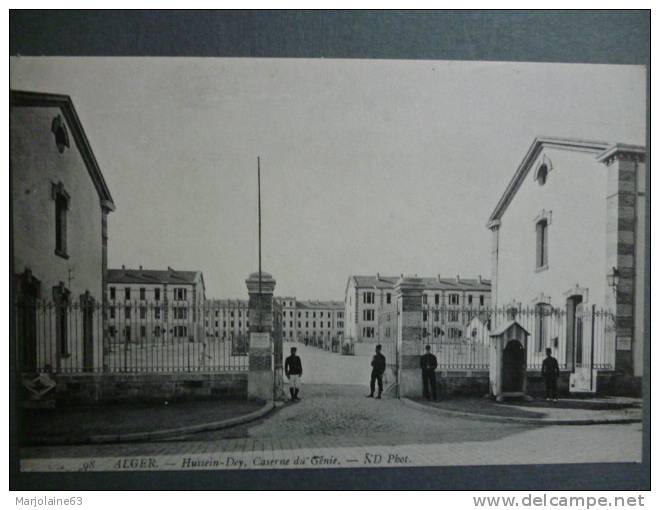 ALGER  -  Hussein Dey, Caserne du Génie