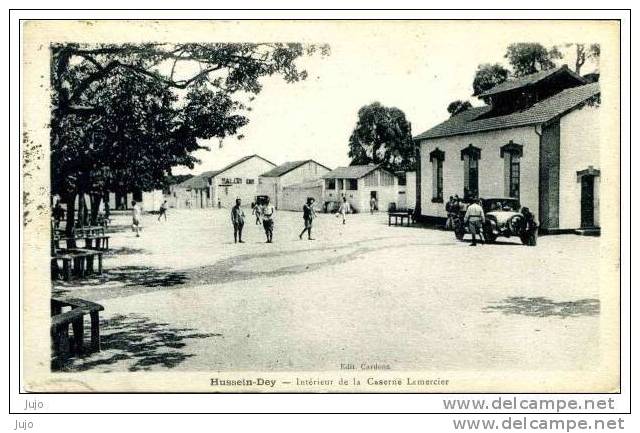 ALGERIE - Hussein Dey - Caserne Lemercier du 32ème  et 45e Bataillon du génie