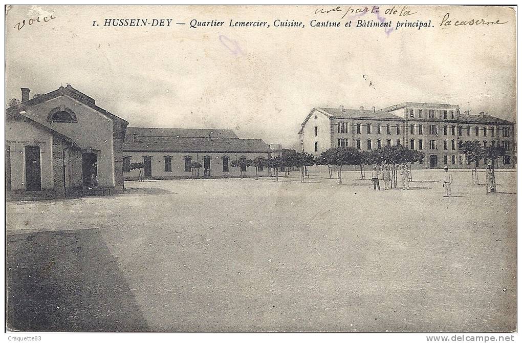 ALGERIE  HUSSEIN-DEY-QUARTIER LEMERCIER,cuisine et cantine et bât principal