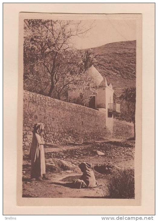 D51319 Postcard Bou Saada Au Marabout Dinet, Algeria, Coll R. Prouho Hussein Dey, Divided Back, Address Lines, Unused