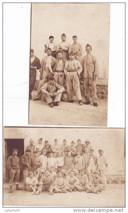 C.P.A. HUSSEIN DEY -(ALGERIE)- 4 CARTES-  1° GROUPE D AVIATION D AFRIQUE --