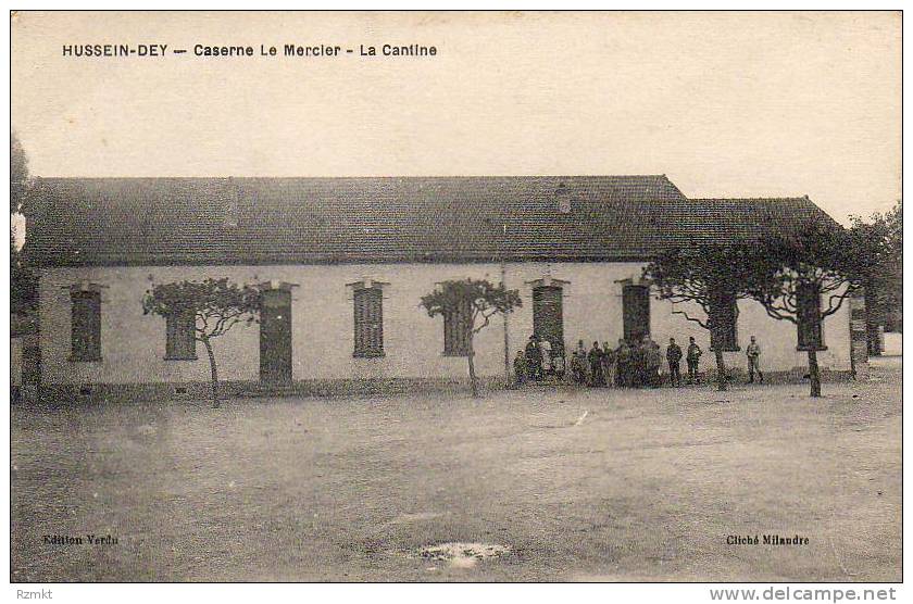 ALGERIE  HUSSEIN DEY  Caserne Le Mercier- La Cantine  ..... ( Ref FA1064 )
