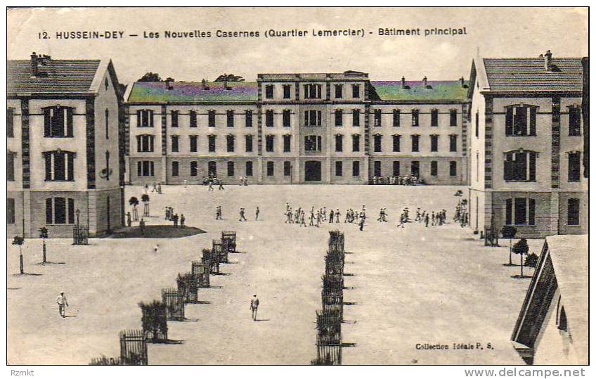 ALGERIE  HUSSEIN DEY  Les Nouvelles Casernes- Bâtiment principal  ..... ( Ref FA1063 )