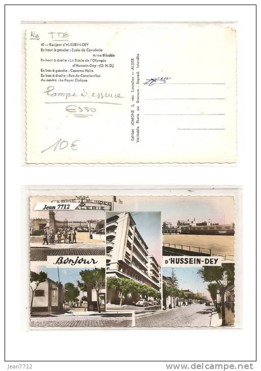 AK/PC/CP/BONJOUR D HUSSEIN DEY/POMPE A ESSENCE ESSO/TTB