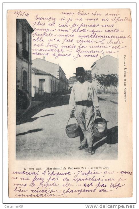 Algérie - Hussein Dey - Marchand de cacaouettes