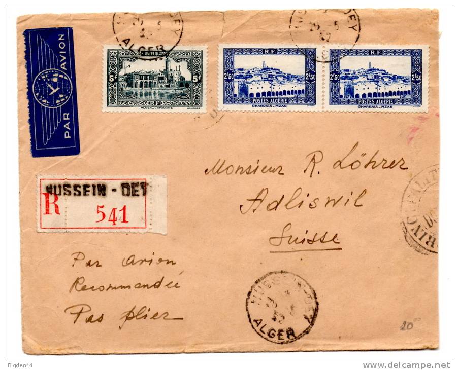 Lettre Recomandée Censurée 