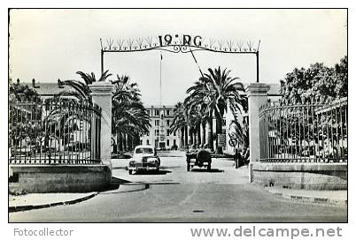 Algérie Hussein-Dey 19ème Régiment de Génie entrée quartier Lemercier