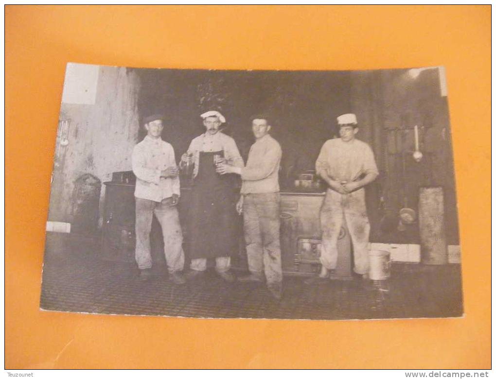 carte photo A PRIORI Cuisiniers du 26/5 et S C  la cuisine Besse   à Hussein Dey  Algérie