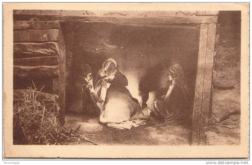 HUSSEIN-DEY - Autour du feu familial - Collection artistique 