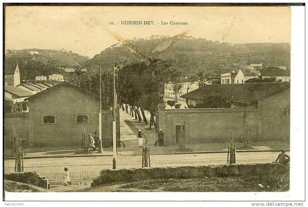 CPA  HUSSEIN DEY, les casernes  1124