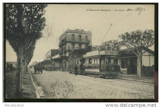 ALGERIE HUSSEIN DEY /       Nouvel-Ambert - La gare        /