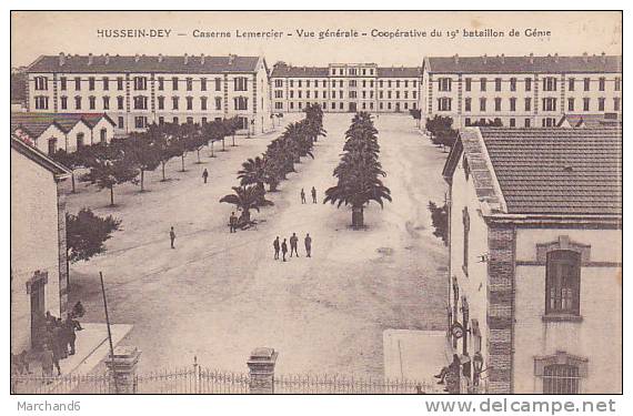 ALGERIE.HUSSEIN DEY.CASERNE LE MERCIER COOPERATIVE DU 19eme BATAILLON DE GENIE