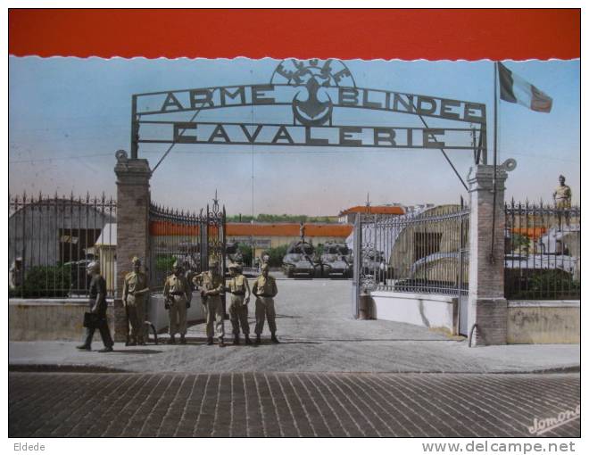 9 Hussein Dey Ecole de cavalerie Arme Blindée Tank Char