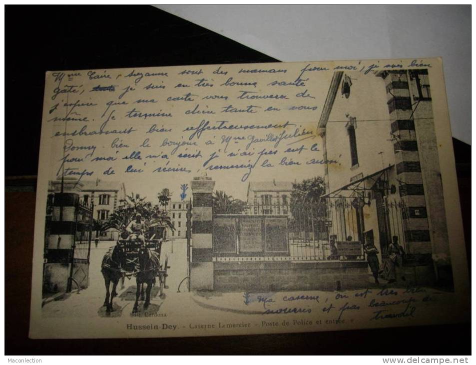 HUSSEIN DEY CASERNE LEMERCIER  POSTE DE POLICE .....