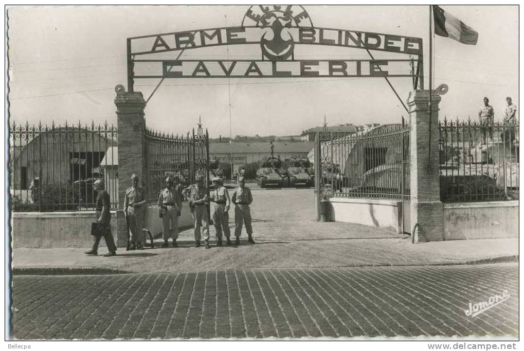 Algérie Hussein Dey Ecole de Cavalerie Arme Blindée Militariat Cpsm