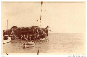 ALGERIE - CHENOUA - Le Plongeoir de la Plage aux Galets - SERIE B - N° 1
