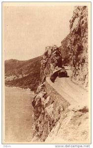 ALGERIE - CHENOUA -  La corniche route de Cherchell SERIE B - N° 10