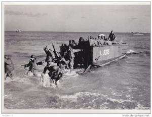 rare photo véritable  guerre d´algérie exercice de commando débarquement à Arzew 3ème compagnie 2ème zouave