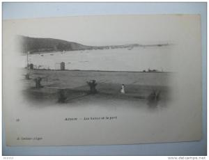 CPA  ARZEW  Les Bains et le Port