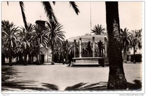 ARZEW  la place d'Isly , carte glacée