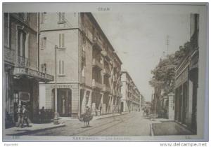C. Postale  ALGERIE - ORAN - Rue d'Arzew - Les Arcades