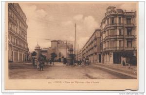 BR45951 place des victories  rue d arzew Oran   2 scans