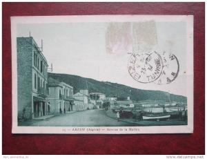 Arzew Avenue de la Marine Algerie Algerien AK CPA