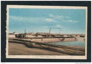 AFRIQUE - ALGERIE - ARZEW - Le Port (animation)