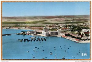 Algérie / ARZEW - Vue aérienne - Le Port (années 50)
