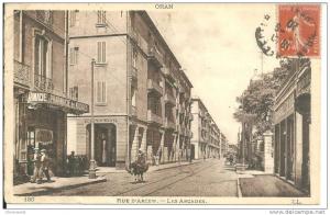 algérie oran rue d'arzew un angle plié