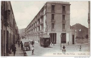 Algérie.Oran.Rue d´Arzew.Les Arcades.