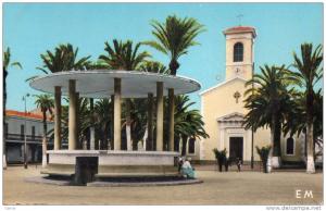 CPSM - ARZEW (Algérie) - La Place et l'Eglise
