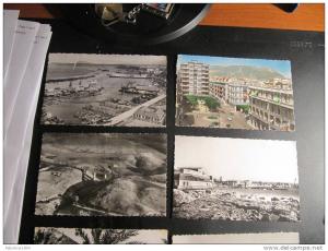 lot 7 cpsm dentelées petit format algérie oran turenne zeralda arzew couleur et noir et blanc