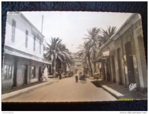 **ALGERIE  ARZEW LA RUE PRINCIPALE  BELLE ANIMATION