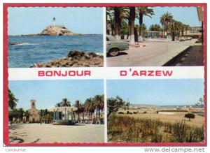 CPSM ALGERIE ARZEW souvenir de multi vues * format CPM