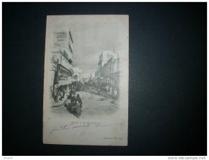 ORAN rue d'arzew  - ND 59 -  PRECURSEUR CIRCULEE 1902 L100
