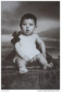 Photographie/Carte postaleJoli bébé masculinOran Ex colonie française-photo Henri r d'Arzew à Oran