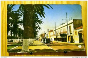ALGERIE ARZEW L'ESPLANADE 2 CV CAMIONNETTE HOTEL DES BAINS