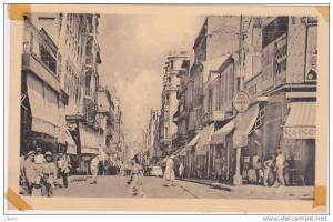 Oran - Rue d`Arzew, cars, ± 1930