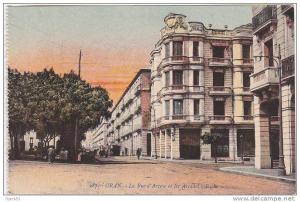 287 - ORAN. - La Rue d'Arzew et les Arcades (Animation) - E.S.